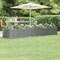 vidaXL Garden Raised Bed Grey Powder-coated steel Extra Large Tough